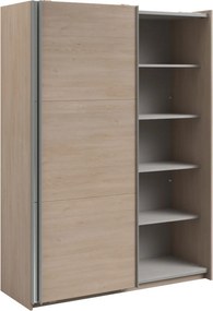 Гардероб Lynch plus с плъзгащи врати-Дърво - Дължина: 150 см