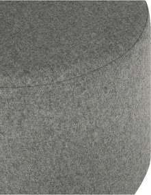 Сива вълнена табуретка Folk – noo.ma