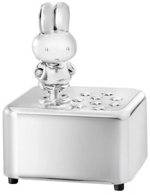 Метална музикална кутия в сребристо 6x5x8 cm Miffy – Zilverstad