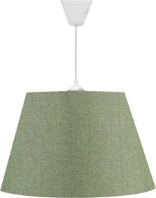 Elanor текстилна таванна лампа в кипарисов цвят 37x21x70см.