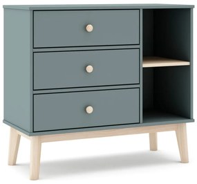 Детски скрин сиво-зелен 90x81x40 cm Esteban – Marckeric