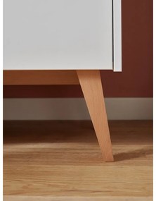 Бял детски скрин , 100 x 92 cm Swing - Pinio