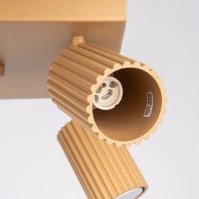 Прожектор в златист цвят 25x25 cm Gleam – Sollux