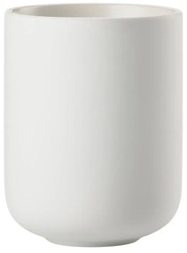 Бяла керамична чаша за четки за зъби Sensu – Zone