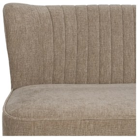 Бежов шенилов диван 134 cm Glam – Ixia