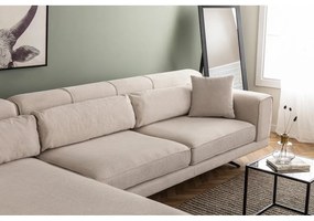 Светлобежов ъглов диван , ляв ъгъл Jivago - Artie