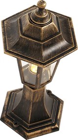 Външна лампа антично злато 42 см IP44 - New Haven