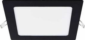 LED панел GRID, черен, 12W, 4000K