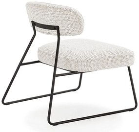 Бяло-бежово кресло Elon – Marckeric