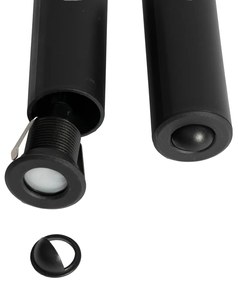 Комплект от 5 модерни наземни прожектора черни с LED IP67 - Linsey