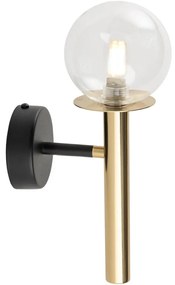 Аплик DAISY 1xG9/12W/230V златист/черен/прозрачен