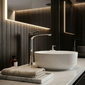 Смесител за мивка Rea Vision Chrome High