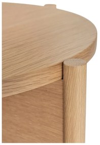 Кръгла странична масичка от декор от дъб ø 45 cm Heritage – Hübsch