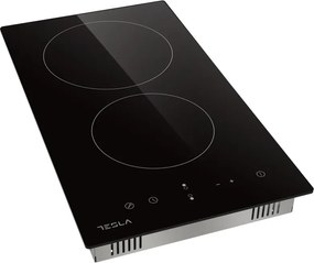 Стъклокерамичен плот за вграждане Tesla HV3201MB, 3300W, 9 степени, Таймер, Индикатор за гореща повърхност, Защита от деца, Черен
