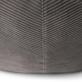 Пуф от рипсено кадифе в цвят горчица Tube 100 – SLOWDOWN