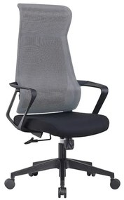 Офис стол ΕΟ616.2 цвят черен-сив