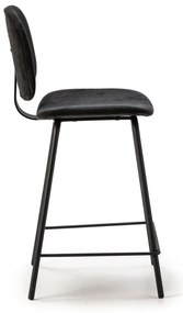 Черни бар столове в комплект от 2 бр. (височина на седалката 66 cm) Arus – Marckeric