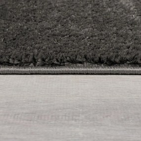 Тъмносива пътека от рециклирани влакна 60x230 cm Sheen – Flair Rugs