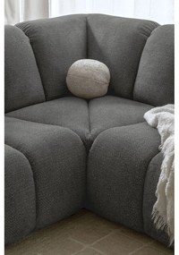 Сив ъглов диван (десен ъгъл/L форма) Shell – Miuform