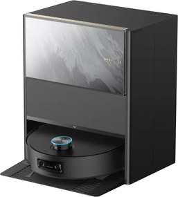 Прахосмукачка робот Dreame Aqua 10 Ultra Track Complete RLR81CE-1-BL, 25000 Pa, 200 мин, 3.5/4 л, VersaLift DToF+OmniSight, AI камери, Гласово управление, Автоматизация, Черен