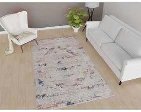 Бяло и бежово миещо се килимче 200x80 cm - Vitaus