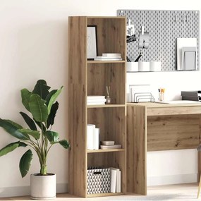 857884 vidaXL Библиотека, дъб артизан, 40x30x152 см, инженерно дърво