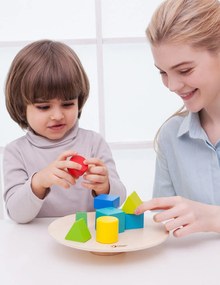 Classic world - Дървен конструктор - Фигурки за баланс