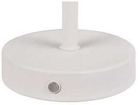 Бяла LED настолна лампа с възможност за димиране (височина 30 cm) Jeff - Trio