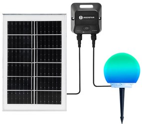 Aigostar-LED RGB димируема външна лампа MESH 20W/3,7V 4000mAh 2700-6500K IP65 Ø 15 cm