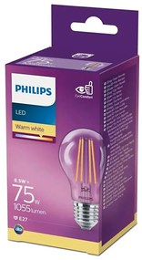 LED Крушка Philips A60 E27/8,5W/230V 2700K