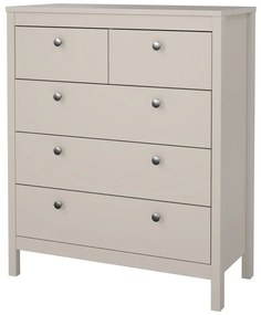 Сиво-бежов скрин 82x99x38 cm Madrid – Tvilum