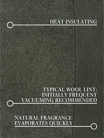 Тъмнозелен ръчно изработен килим със смес от вълна 125x200 cm Kari Organic – Villeroy&amp;Boch