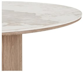 Кръгла трапезна маса с плот от имитация на мрамор ø 120 cm Athens – House Nordic