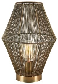 Настолна лампа в бронз с метален абажур (височина 38 cm) Casa - Markslöjd