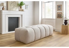 Бежова табуретка за крака Mont-Blanc - Bobochic Paris