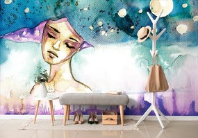 Самозалепващ тапет – Лунна фея