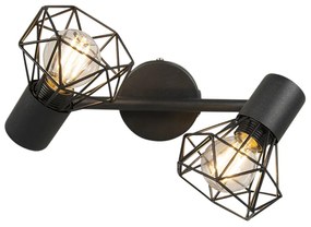 Интелигентен прожектор черен въртящ се и накланящ се, вкл. 2 WIFI P45 - Mosh