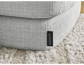 Светлосива шенилова табуретка Leonore – Bobochic Paris