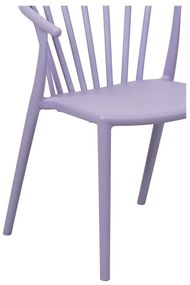 Пластмасов градински стол в цвят лавандула Capri – Bonami Essentials
