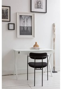 Черен кадифен стол за хранене Ivy - WOOOD