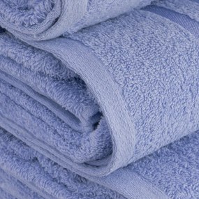 Синя памучна кърпа от тери 50x100 cm Simple – Casa Selección