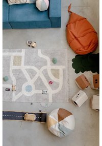 Сиво памучно детско килимче за игра 120x170 cm Eco и City – Lorena Canals