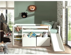 Бели чекмеджета за под детско легло 2 бр Pino - Vipack