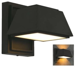 LED Екстериорен аплик LED/15W/230V IP65 3000K черен