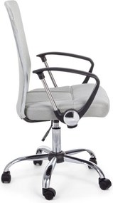 Светлосив тапициран офис стол Brisbane – Yes Everyday