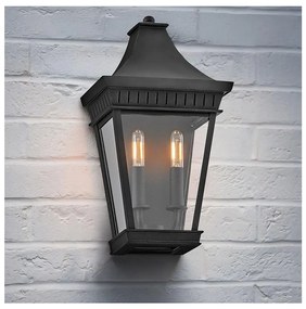 Hinkley HK-CHAPEL-HILL7-MB - Екстериорна лампа CHAPEL HILL 2xE14/40W/230V IP44