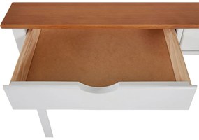 Работна маса от бял и кафяв бор, дължина 100 cm Gava - Støraa