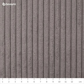 Светлокафяво двойно легло 140x200 cm тапицирано с място за съхранение с включена подматрачна рамка Cube – Meise Möbel