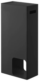 Черен метален диспенсър за тоалетна хартия Yamazaki Tower - YAMAZAKI