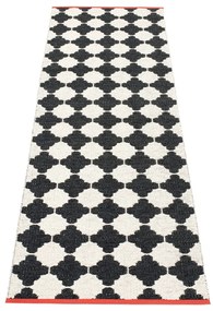 Черно-бяла пътека за открито и закрито 70x225 cm Marre Black Coral – Pappelina